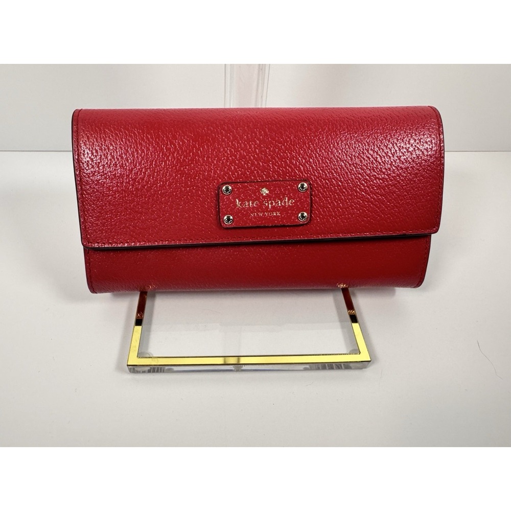 Kate Spade Red Wellesley Wallet